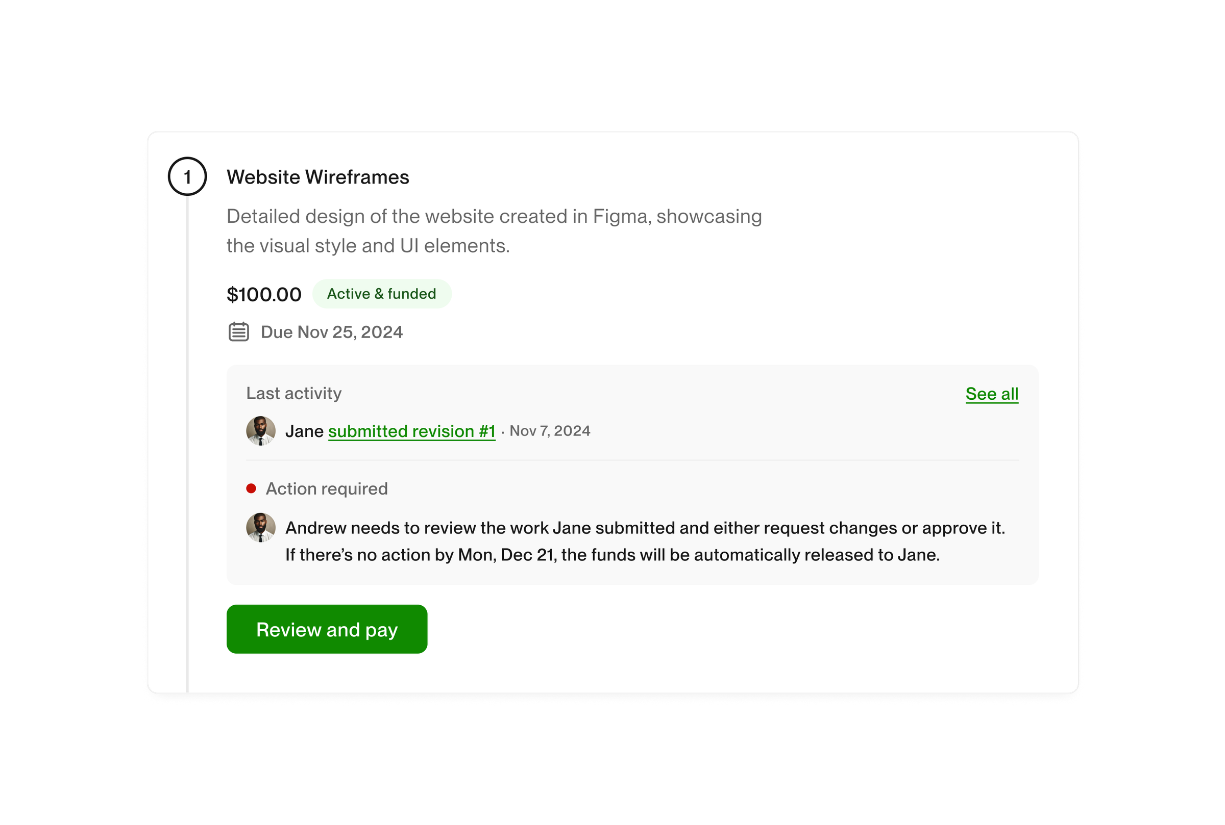 Upwork project cover