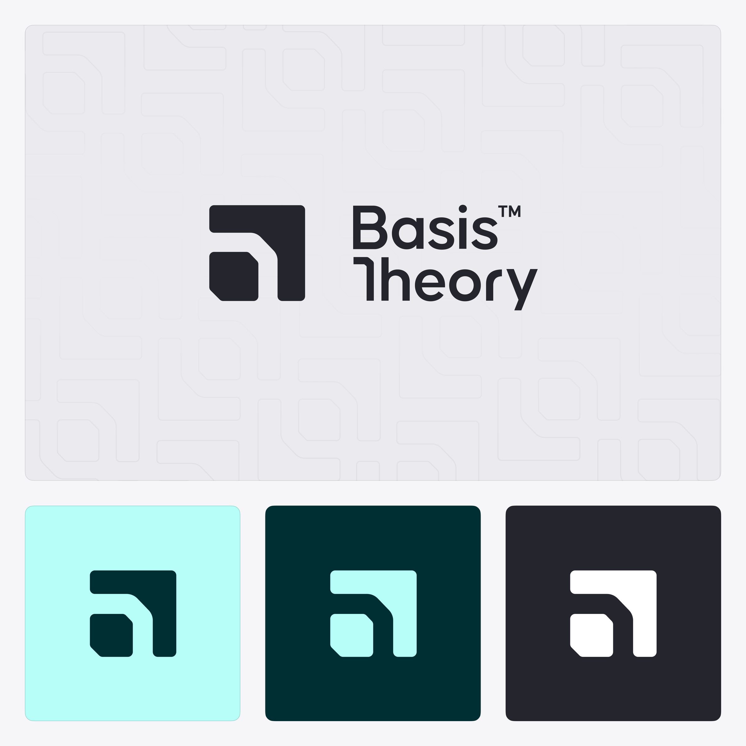 Basis Theory brand board